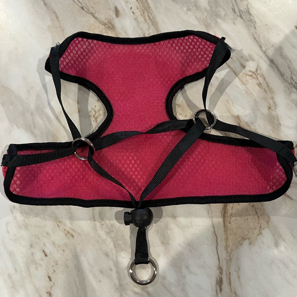 Pink Mesh Dog Harness